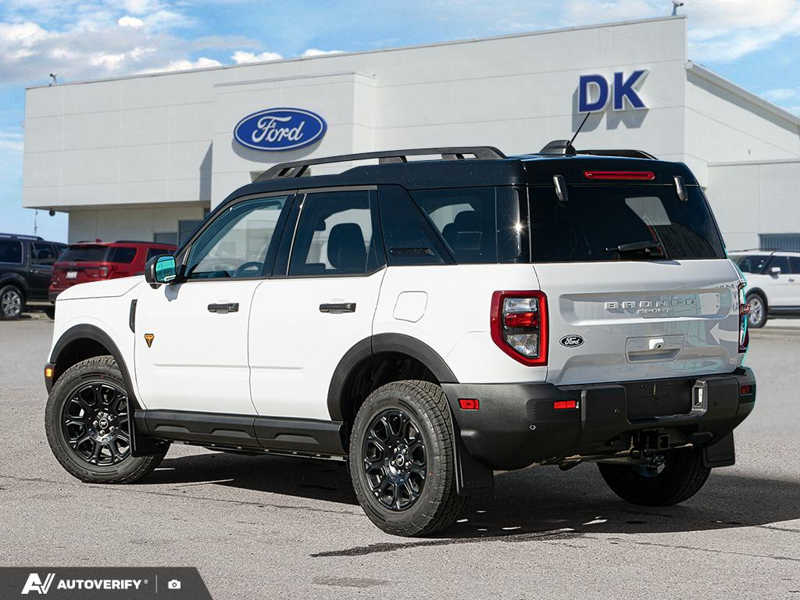 NEW 2026 Ford Bronco Sport Badlands - Oxford White Exterior / DARK SPACE GREY LEATHER Interior - $51,303 - Stock #D60807 - VIN 3FMCR9DA8TRF31909 - Photo 4