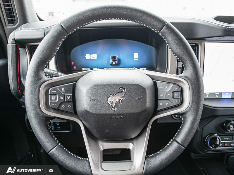 NEW 2026 Ford Bronco Outer Banks - Ruby Red Metallic Tinted Clearcoat Exterior / BLACK ONYX-LEATHER/VINYL Interior - $84,782 - Stock #D60778 - VIN 1FMEE8BP2TLB36841 - Photo 14