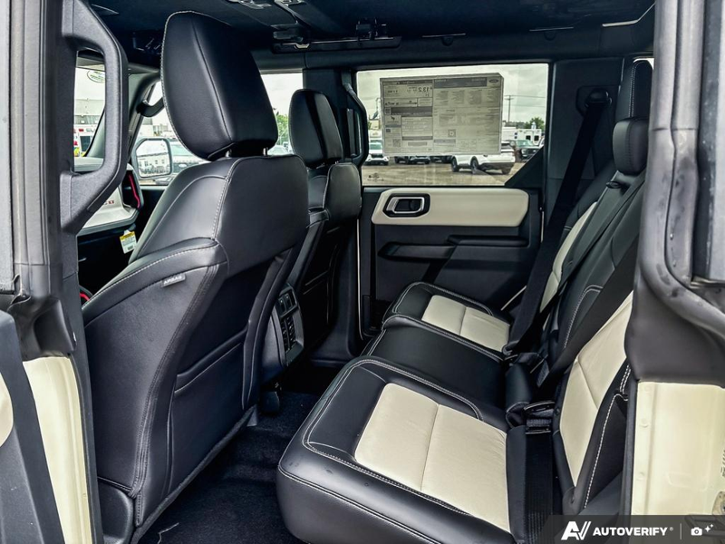 NEW 2026 Ford Bronco Outer Banks 60th Anniversary Edition - Wimbledon White Exterior / BLACK ONYX-LEATHER/VINYL Interior - $77,479 - Stock #E60681 - VIN 1FMEE8BH0TLA92542 - Photo 23
