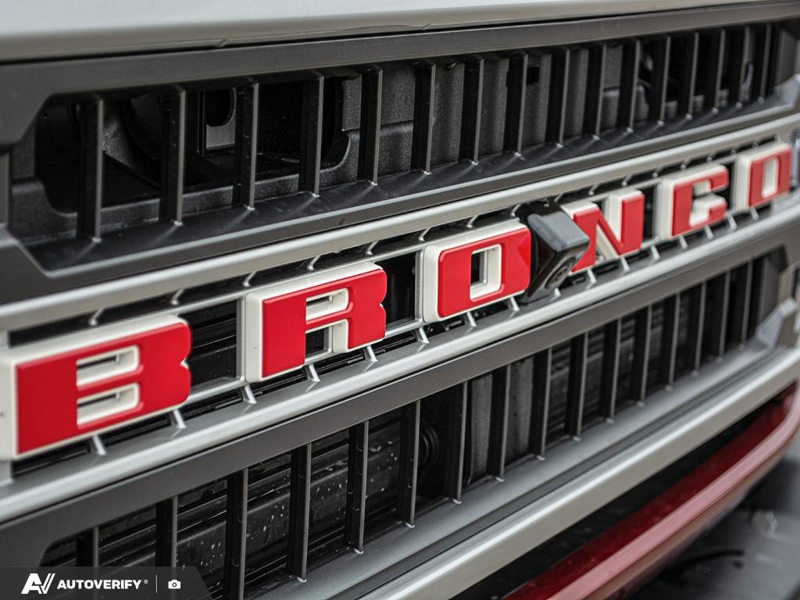 NEW 2026 Ford Bronco Outer Banks - Ruby Red Metallic Tinted Clearcoat Exterior / BLACK ONYX-LEATHER/VINYL Interior - $84,782 - Stock #D60778 - VIN 1FMEE8BP2TLB36841 - Photo 9