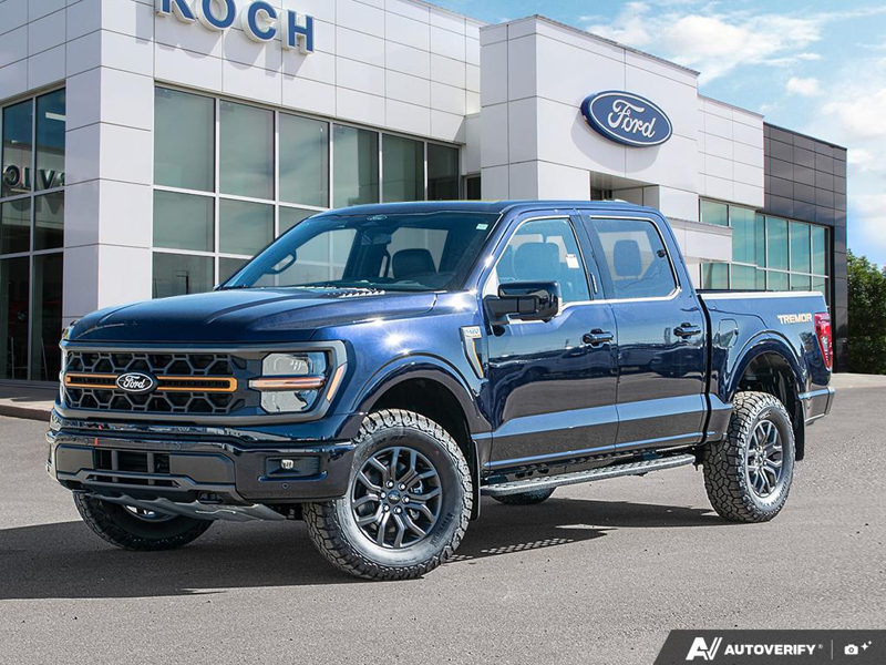 NEW 2026 Ford F-150 Tremor - Antimatter Blue Metallic Exterior / BLACK TREMOR LEATHER Interior - $81,939 - Stock #E61048 - VIN 1FTFW4L87TFB97428 - Photo 1