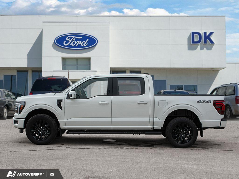 NEW 2026 Ford F-150 LARIAT - Star White Tri-Coat Exterior / BLACK, ACTIVEX TRIMMED 40/CONSOLE/40 FRONT SEATS (B) Interior - $88,377 - Stock #D60797 - VIN 1FTFW5L51TFB70902 - Photo 3