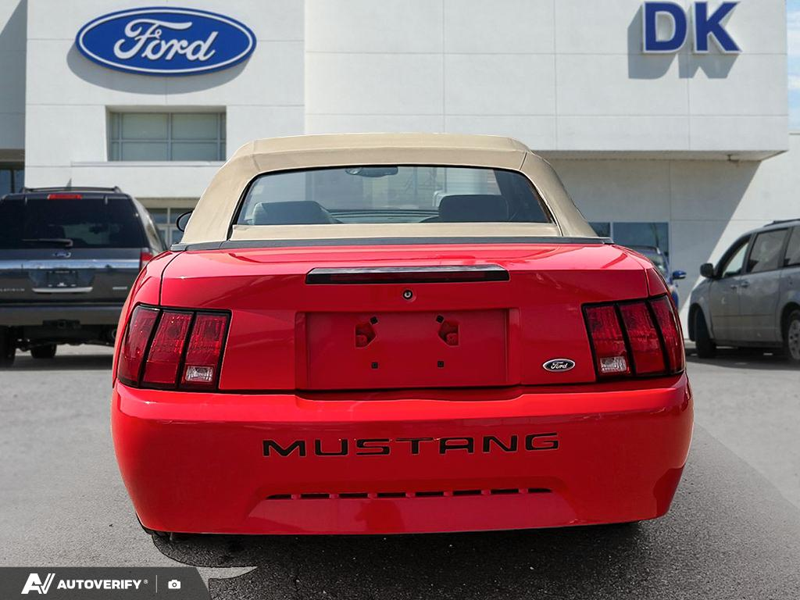USED 2000 Ford Mustang BASE Convertible! - Bright Red Exterior - $7,997 - Stock #D50931F - VIN 1FAFP4440YF253862 - Photo 5
