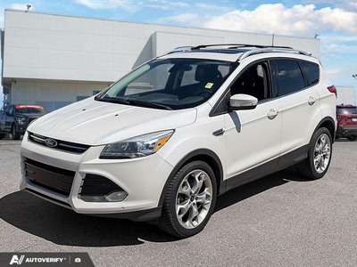 USED 2014 Ford Escape TITANIUM - White Exterior - $7,999 - Stock #D50931B - VIN 1FMCU9J90EUC47565