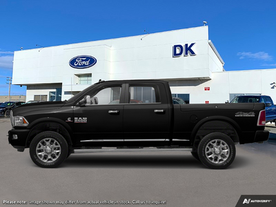 USED 2018 Ram 2500 Longhorn - Black Exterior - $54,999 - Stock #D60295A - VIN 3C6UR5GL2JG293781