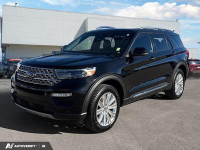 USED 2020 Ford Explorer Limited w/Leather, Moonroof, Nav, and More! - Agate Black Metallic Exterior - $29,777 - Stock #D50859A - VIN 1FMSK8FH9LGA73969