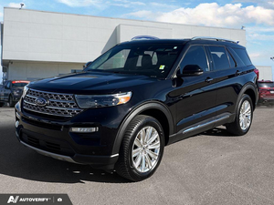 USED 2020 Ford Explorer Limited w/Leather, Moonroof, Nav, and More! - Agate Black Metallic Exterior - $28,777 - Stock #D50859A - VIN 1FMSK8FH9LGA73969