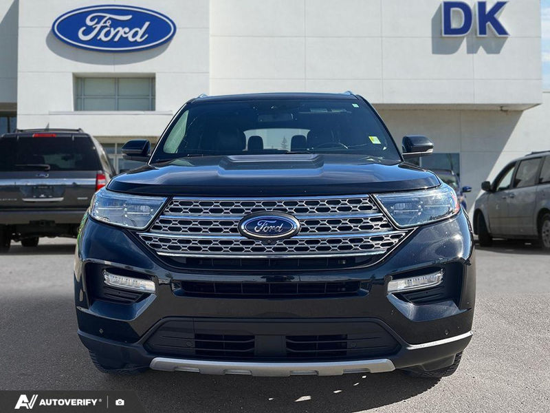 USED 2020 Ford Explorer Limited w/Leather, Moonroof, Nav, and More! - Agate Black Metallic Exterior / Black Interior - $29,777 - Stock #D50859A - VIN 1FMSK8FH9LGA73969 - Photo 2