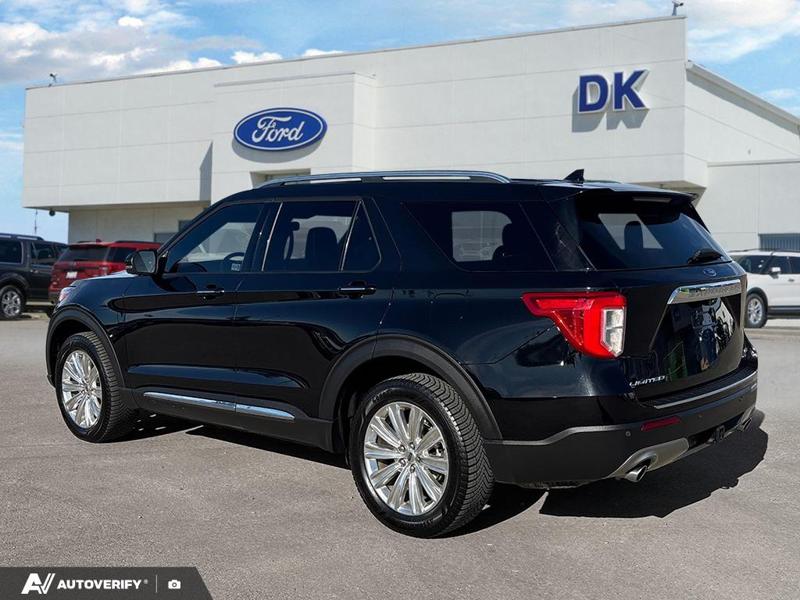 USED 2020 Ford Explorer Limited w/Leather, Moonroof, Nav, and More! - Agate Black Metallic Exterior / Black Interior - $28,777 - Stock #D50859A - VIN 1FMSK8FH9LGA73969 - Photo 4