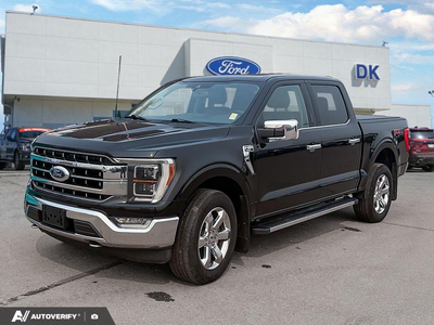 USED 2021 Ford F-150 Lariat w/Leather, Moonroof, Nav, and More! - Agate Black Metallic Exterior - $35,953 - Stock #DP6400A - VIN 1FTFW1E5XMKE72350