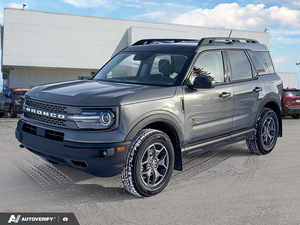 USED 2022 Ford Bronco Sport Badlands w/Premium Package! - Carbonized Grey Metallic Exterior - $27,777 - Stock #D60114A - VIN 3FMCR9D99NRE25641