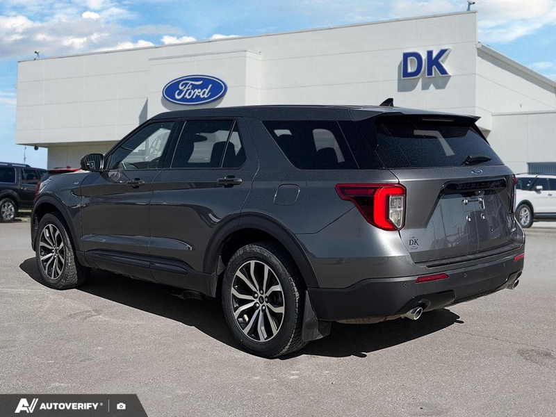USED 2022 Ford Explorer ST-Line w/Leather, Nav, and More! - Carbonized Grey Metallic Exterior / EBONY ACTIVEX Interior - $30,777 - Stock #D51030A - VIN 1FMSK8KH7NGB74680 - Photo 4