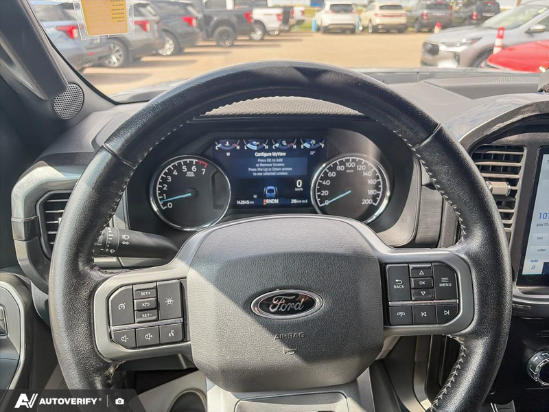 USED 2022 Ford F-150 XLT 302A w/Black Pkg! - Iconic Silver Metallic Exterior / BLACK LTHR TRIM Interior - $38,888 - Stock #D60721A - VIN 1FTFW1E81NFB44108 - Photo 10