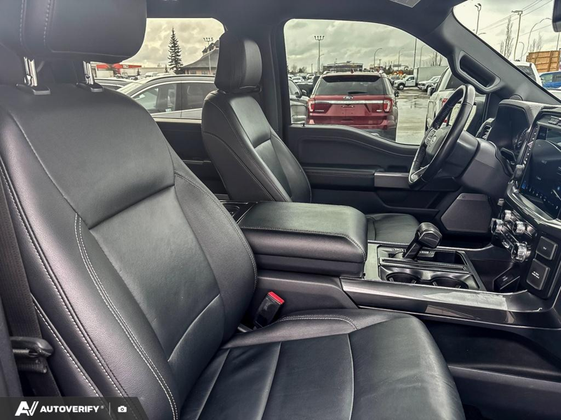 USED 2022 Ford F-150 XLT 302A w/Black Appearance Pkg! - Agate Black Exterior / BLACK LTHR TRIM Interior - $42,777 - Stock #D50913A - VIN 1FTFW1E87NFB45117 - Photo 16
