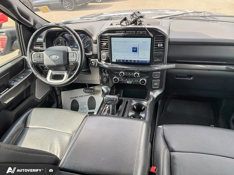 USED 2022 Ford F-150 XLT 302A w/Black Pkg! - Iconic Silver Metallic Exterior / BLACK LTHR TRIM Interior - $38,888 - Stock #D60721A - VIN 1FTFW1E81NFB44108 - Photo 17