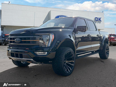 USED 2022 Ford F-150 Tremor 402A w/Leather, Moonroof, Nav! - Agate Black Exterior - $54,999 - Stock #DP6431 - VIN 1FTEW1E89NFA36279
