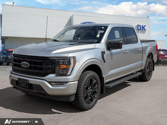 USED 2022 Ford F-150 XLT 302A w/Black Pkg! - Iconic Silver Metallic Exterior - $38,888 - Stock #D60721A - VIN 1FTFW1E81NFB44108