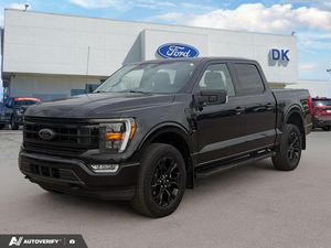 USED 2022 Ford F-150 XLT 302A w/Black Pkg, Leather Interior, and More! - Agate Black Exterior - $40,799 - Stock #D60850A - VIN 1FTEW1EP2NFC01371