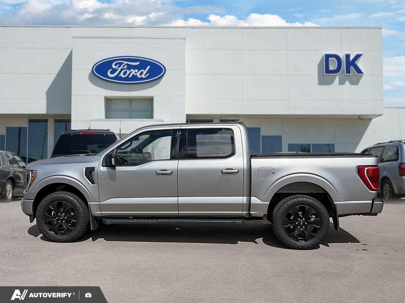 USED 2022 Ford F-150 XLT 302A w/Black Pkg! - Iconic Silver Metallic Exterior / BLACK LTHR TRIM Interior - $38,888 - Stock #D60721A - VIN 1FTFW1E81NFB44108 - Photo 3
