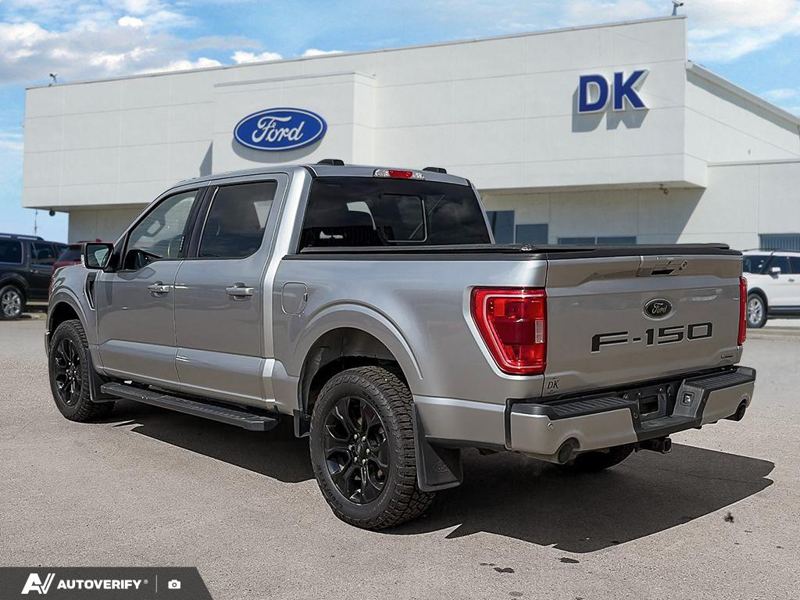 USED 2022 Ford F-150 XLT 302A w/Black Pkg! - Iconic Silver Metallic Exterior / BLACK LTHR TRIM Interior - $38,888 - Stock #D60721A - VIN 1FTFW1E81NFB44108 - Photo 4
