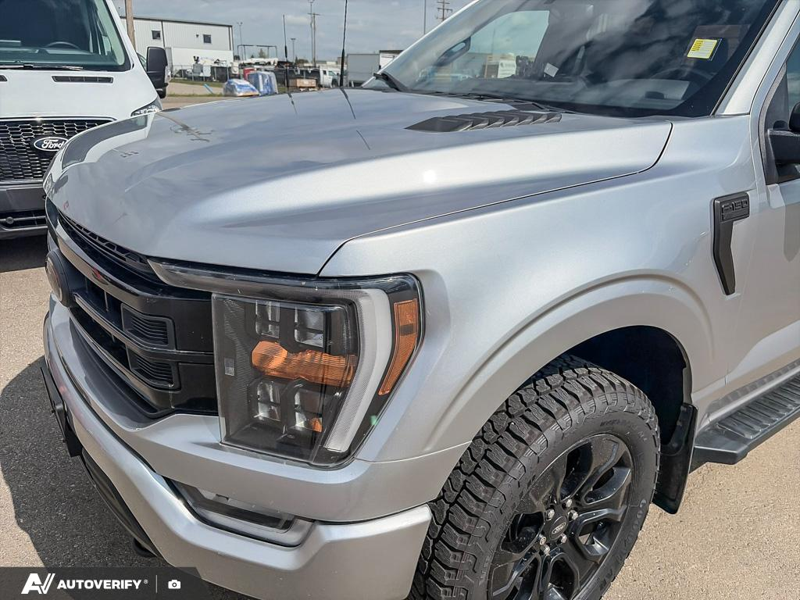 USED 2022 Ford F-150 XLT 302A w/Black Pkg! - Iconic Silver Metallic Exterior / BLACK LTHR TRIM Interior - $38,888 - Stock #D60721A - VIN 1FTFW1E81NFB44108 - Photo 7