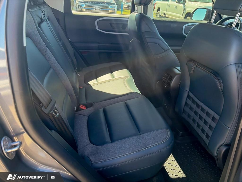 USED 2023 Ford Bronco Sport Outer Banks w/Leather, Tech Pkg, and More! - Carbonized Grey Metallic Exterior / Navy Interior - $29,999 - Stock #DR1666A - VIN 3FMCR9C6XPRE19311 - Photo 17