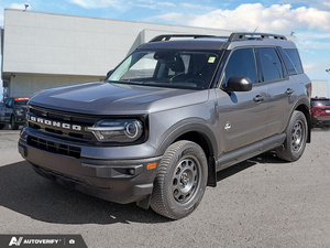 USED 2023 Ford Bronco Sport Outer Banks w/Leather, Tech Pkg, and More! - Carbonized Grey Metallic Exterior - $29,999 - Stock #DR1666A - VIN 3FMCR9C6XPRE19311