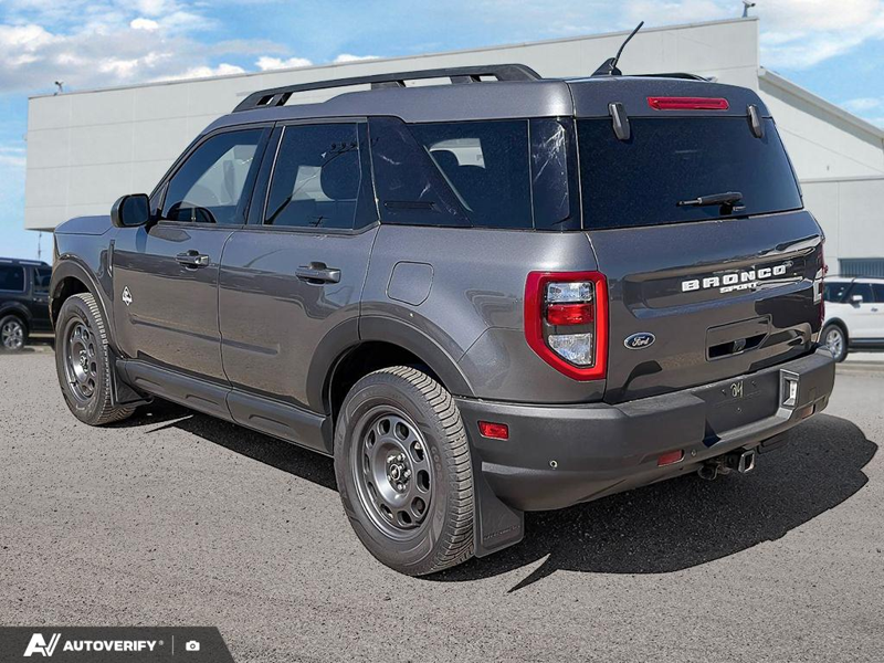 USED 2023 Ford Bronco Sport Outer Banks w/Leather, Tech Pkg, and More! - Carbonized Grey Metallic Exterior / Navy Interior - $29,999 - Stock #DR1666A - VIN 3FMCR9C6XPRE19311 - Photo 4