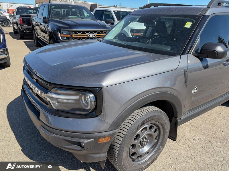 USED 2023 Ford Bronco Sport Outer Banks w/Leather, Tech Pkg, and More! - Carbonized Grey Metallic Exterior / Navy Interior - $29,999 - Stock #DR1666A - VIN 3FMCR9C6XPRE19311 - Photo 7