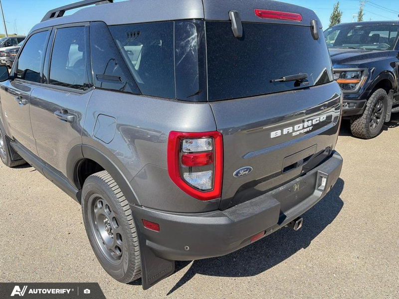 USED 2023 Ford Bronco Sport Outer Banks w/Leather, Tech Pkg, and More! - Carbonized Grey Metallic Exterior / Navy Interior - $29,999 - Stock #DR1666A - VIN 3FMCR9C6XPRE19311 - Photo 8