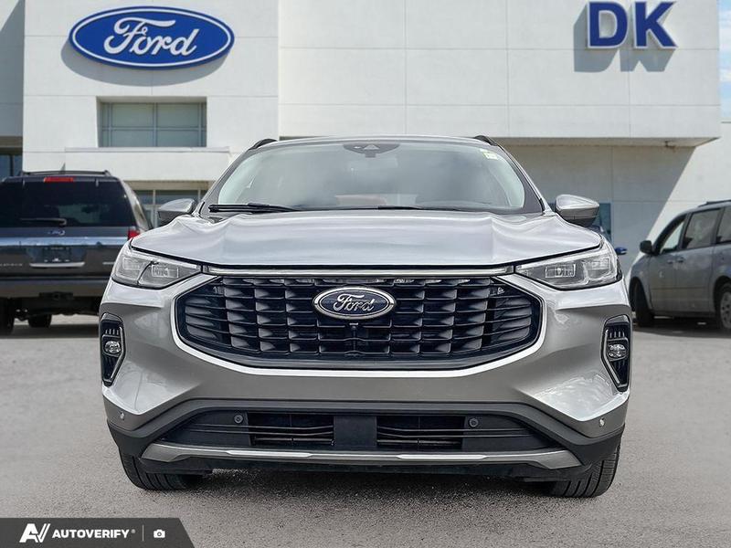 USED 2023 Ford Escape Platinum w/Leather, Nav, and More! - Iconic Silver Metallic Exterior / EBONY ACTIVEX Interior - $26,777 - Stock #DP6313 - VIN 1FMCU9JA5PUA56415 - Photo 2