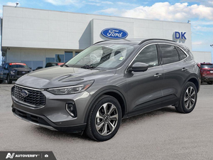 USED 2023 Ford Escape Platinum w/Leather, Nav, and More! - Carbonized Grey Metallic Exterior - $26,777 - Stock #DP6316 - VIN 1FMCU9JAXPUA56300