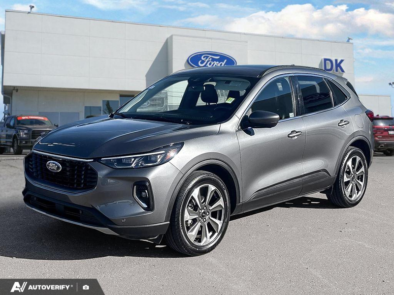 USED 2023 Ford Escape Platinum w/Leather, Nav, and More! - Carbonized Grey Metallic Exterior / EBONY ACTIVEX Interior - $26,777 - Stock #DP6314 - VIN 1FMCU9JA6PUA44192 - Photo 1