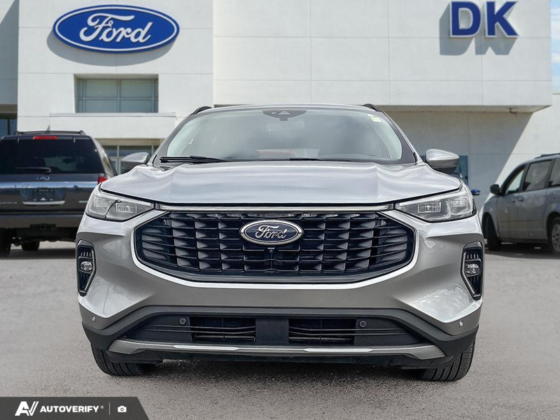 USED 2023 Ford Escape Platinum w/Leather, Nav, and More! - Iconic Silver Metallic Exterior / EBONY ACTIVEX Interior - $26,777 - Stock #DP6313 - VIN 1FMCU9JA5PUA56415 - Photo 2