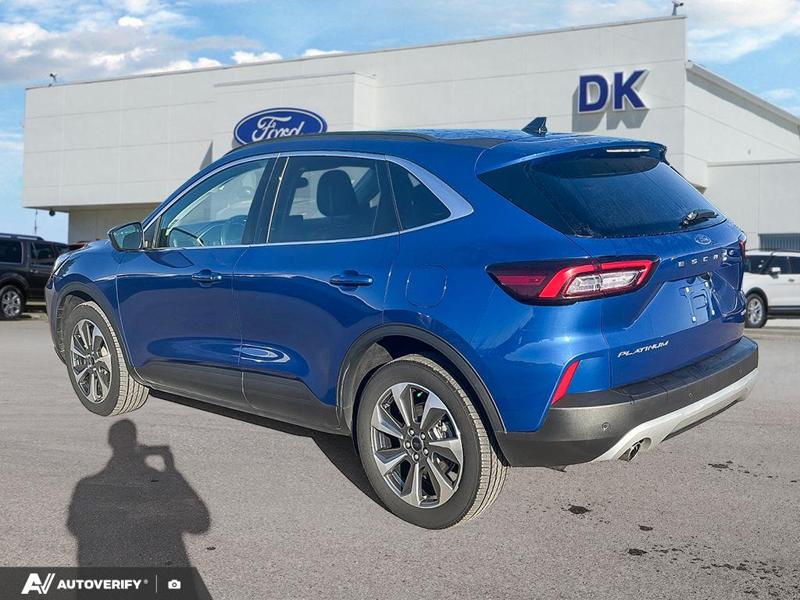 USED 2023 Ford Escape Platinum w/Leather, Nav, and More! - Atlas Blue Metallic Exterior / EBONY ACTIVEX Interior - $26,777 - Stock #DP6317 - VIN 1FMCU9JA9PUA56580 - Photo 4
