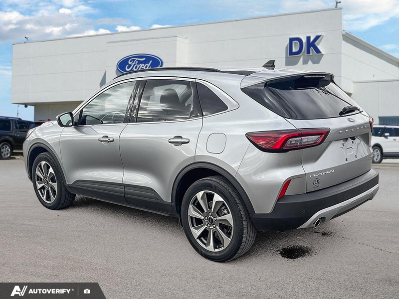 USED 2023 Ford Escape Platinum w/Leather, Nav, and More! - Iconic Silver Metallic Exterior / EBONY ACTIVEX Interior - $26,777 - Stock #DP6313 - VIN 1FMCU9JA5PUA56415 - Photo 4