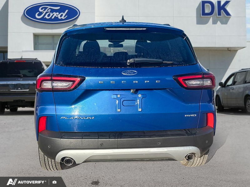 USED 2023 Ford Escape Platinum w/Leather, Nav, and More! - Atlas Blue Metallic Exterior / EBONY ACTIVEX Interior - $26,777 - Stock #DP6317 - VIN 1FMCU9JA9PUA56580 - Photo 5