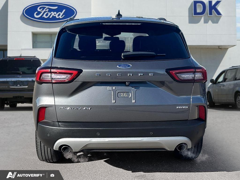 USED 2023 Ford Escape Platinum w/Leather, Nav, and More! - Carbonized Grey Metallic Exterior / EBONY ACTIVEX Interior - $26,777 - Stock #DP6314 - VIN 1FMCU9JA6PUA44192 - Photo 5