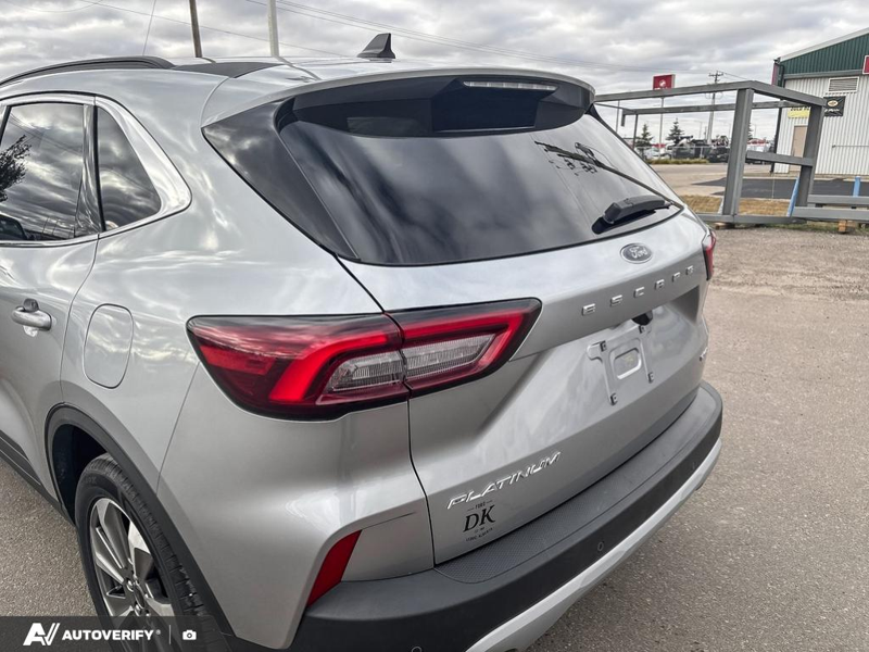 USED 2023 Ford Escape Platinum w/Leather, Nav, and More! - Iconic Silver Metallic Exterior / EBONY ACTIVEX Interior - $26,777 - Stock #DP6313 - VIN 1FMCU9JA5PUA56415 - Photo 7