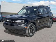 USED 2024 Ford Bronco Sport Outer Banks w/Leather Heated Seats! - Black Exterior - $33,987 - Stock #DR1664A - VIN 3FMCR9C64RRF16748