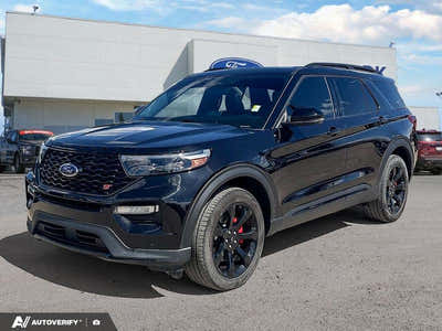 USED 2024 Ford Explorer ST w/Leather, Moonroof, Tech Pkg! - Agate Black Exterior - $58,687 - Stock #D51028A - VIN 1FM5K8GC5RGA09582