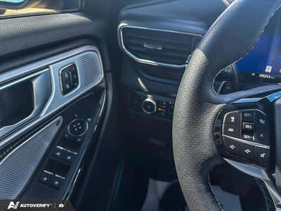 USED 2024 Ford Explorer ST w/Leather, Moonroof, Tech Pkg! - EBONY LEATHER-TRIMMED Interior - $58,687 - Stock #D51028A - VIN 1FM5K8GC5RGA09582