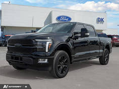 USED 2024 Ford F-150 Platinum w/Leather, Moonroof, Nav, and Much More! - Agate Black Exterior - $84,699 - Stock #DP6400 - VIN 1FTFW7LD1RFB18892