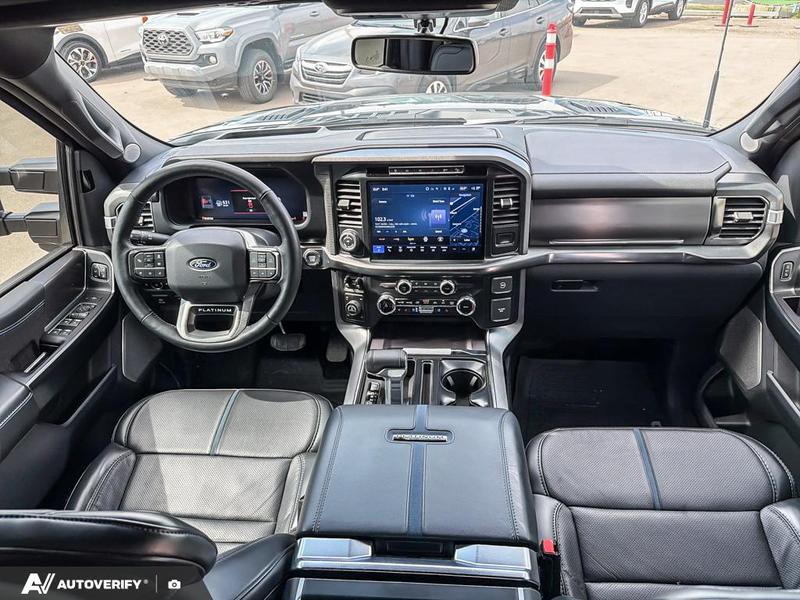 USED 2024 Ford F-150 Platinum w/Leather, Moonroof, Nav, and Much More! - Agate Black Exterior / BLACK LEATHER Interior - $84,699 - Stock #DP6400 - VIN 1FTFW7LD1RFB18892 - Photo 16