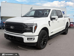 USED 2024 Ford F-150 Lariat 502A Hybrid w/Leather, Moonroof, and Nav! - Star White Tri-Coat Exterior - $68,799 - Stock #DP6446 - VIN 1FTFW5LD0RFA27830