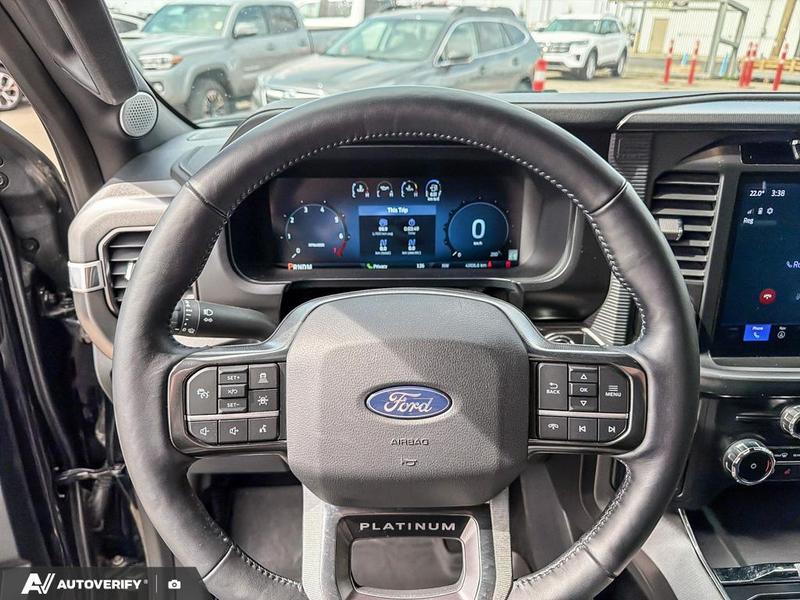 USED 2024 Ford F-150 Platinum w/Leather, Moonroof, Nav, and Much More! - Agate Black Exterior / BLACK LEATHER Interior - $84,699 - Stock #DP6400 - VIN 1FTFW7LD1RFB18892 - Photo 9