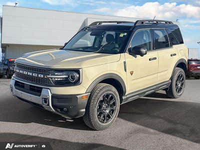 2025 Ford Bronco Sport Badlands Qualifies for New Vehicle In 1