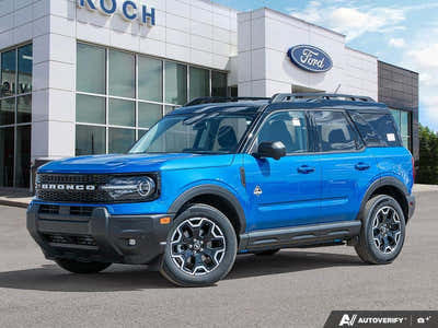 NEW 2025 Ford Bronco Sport Outer Banks - Velocity Blue Metallic Exterior - $40,959 - Stock #E51358 - VIN 3FMCR9CN4SRF63338