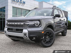 NEW 2025 Ford Bronco Sport Badlands - Carbonized Grey Metallic Exterior - $45,934 - Stock #E51375 - VIN 3FMCR9DA8SRF75360