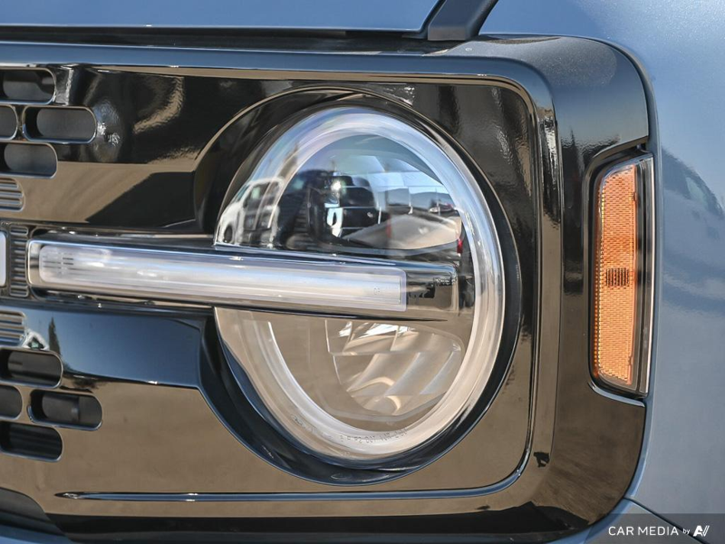 DEMO 2025 Ford Bronco Badlands HOSS + Sasquatch Package - Azure Grey Metallic Tri-coat Exterior / BLACK LEATHER TRIM VINYL Interior - $81,984 - Stock #E50684 - VIN 1FMEE9BP3SLA60244 - Photo 10